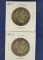 1907 and 1914-S Barber Half Dollars G+-VG