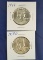 1959 and 1959-D Franklin Half Dollars BU