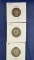 1898, 1908-D and 1915 Barber Quarters G-VG