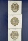 1951, 1951-D and 1951-S Franklin Half Dollars AU-BU