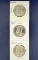 1962-D, 1963 and 1963-D Franklin Half Dollars AU-BU