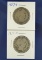 1907-S and 1915-D Barber Half Dollars G