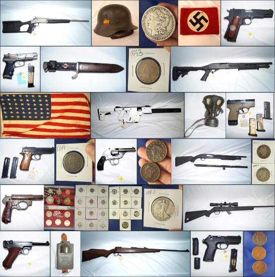 Firearms, Coins & WWII - PREMIERE AUCTION