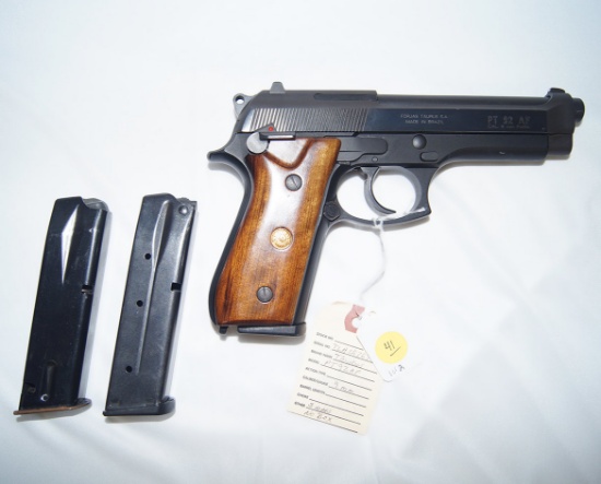 Taurus PT92AF--Wood Grips--Comes With 3 Magazines--Caliber: 9mm