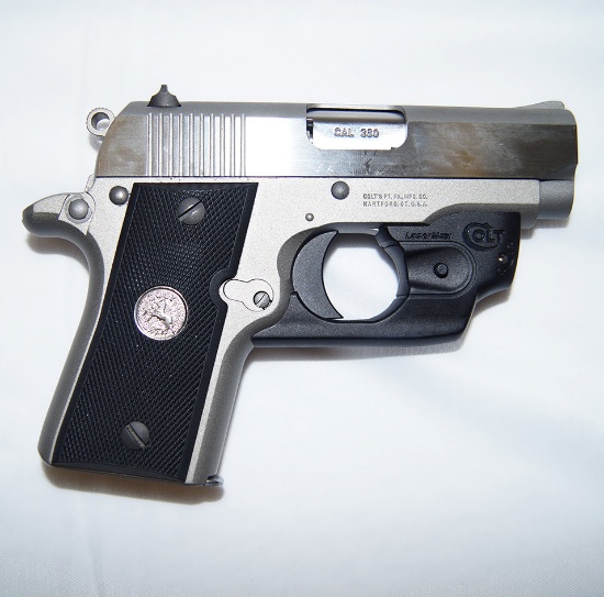 Colt Mustang--Caliber: .380--Lasermax Laser Sight--Comes With Box And 1 Magazine