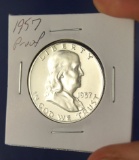 1957 Proof Franklin Half Dollar