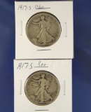 1917-S Obv and 1917-S Rev Walking Liberty Half Dollars G-VG