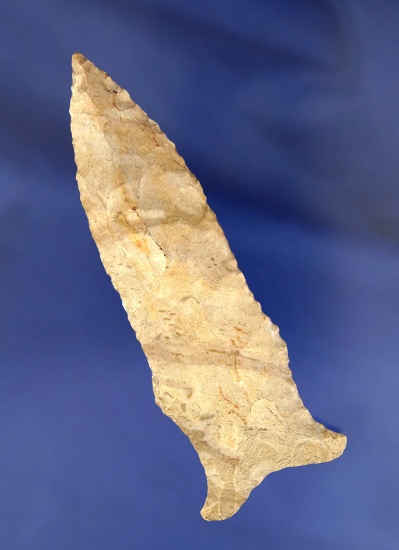 Uniquely styled 4 7/16" Fish Tail Base Knife found in Eaton, Ohio.