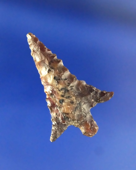1 1/4" Gem Point with incredible style and nice swept wings that is heavily patinated and in great c