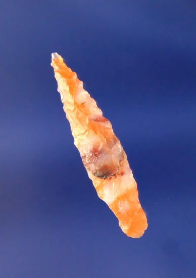 1 1/4" Dagger point made from beautiful Agate found near the Columbia River. Ex. Lloyd McLeod collec