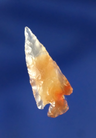1" Columbia River Gem Point made from exceptional material found in Washington. Very highly transluc