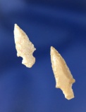 Pair of Dagger points, largest is 7/8