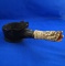 Chinese pan iron, ivory carved handle, 11