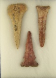 Set of three Drills found in Ohio, largest is 2 9/16