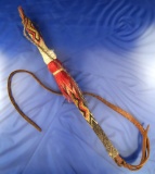 Indian Leather and Horsehair riding crop.
