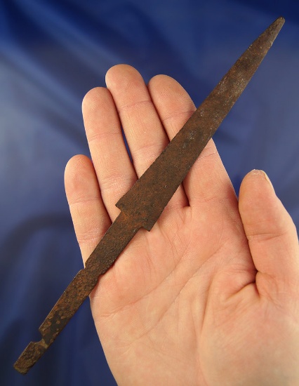 8" L Metal Spear Tip, from the Bill Peterson Collection.