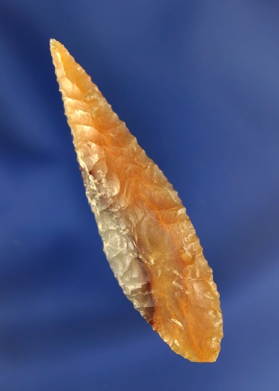Beautiful material on this Cascade point- 2 7/16” with fine serrations.Found by Frank Buehler.