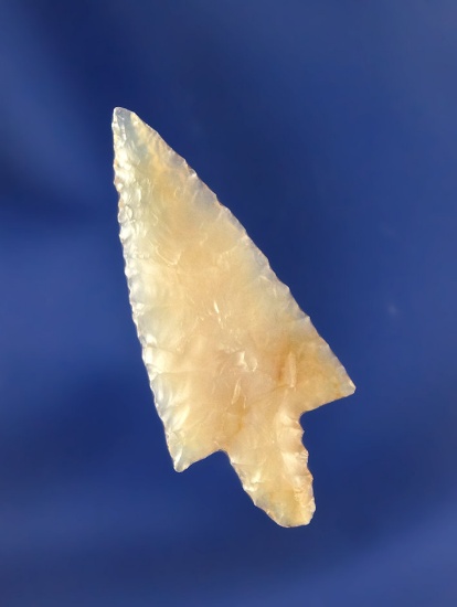 Rabbit Island Arrowhead found near Cascade Locks, 1 1/2” L, clear Agate. Ex.  Ron Butler.