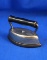 Child's SAD iron, double point, wood handle, Ht 2 1/4