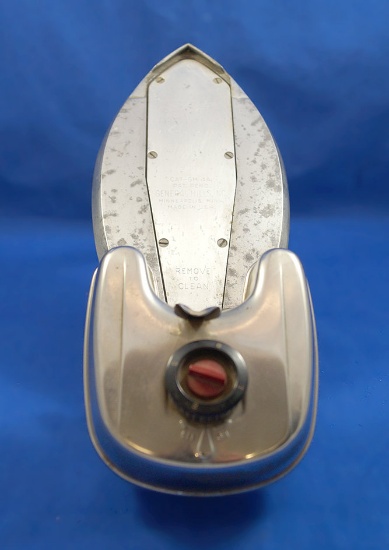 Steam ironing attachment, General Mills Inc, Ht 3 3/4", base 9 7/8" long, overall 12 1/2" long
