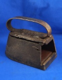 SAD box iron, rear sliding gate missing, 