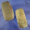 Pair of miniature Celts found in Perry County Indiana largest is 2 3/4