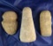 Set of 3 stone tools found in Ohio.