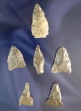 Set of six flaked artifacts found in Vermont, hard state to find artifacts from! Largest is 1 1/2