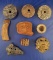 Group lot of 2 Ocarinas, 1 Roller Stamp, 1 Miniature Pot, 3 Spindle Whorls & 2 Taino Artifacts.