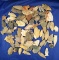 Group of 75 assorted Ohio Arrowheads.