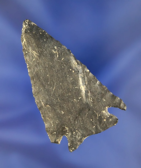 2 3/4" Cornernotch Arrowhead that is well flaked found near Greenville, Ohio.