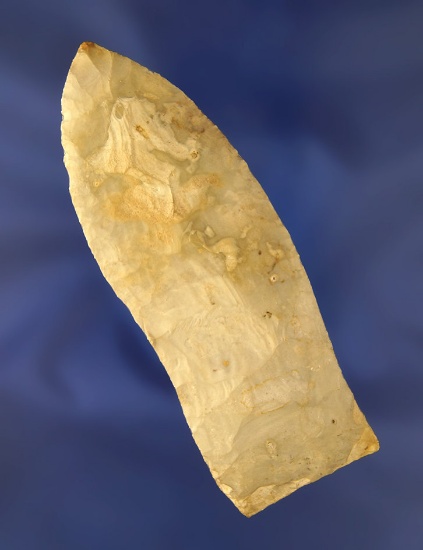 4 1/4" Paleo Lance made from Flint Ridge Flint and found in Ohio.