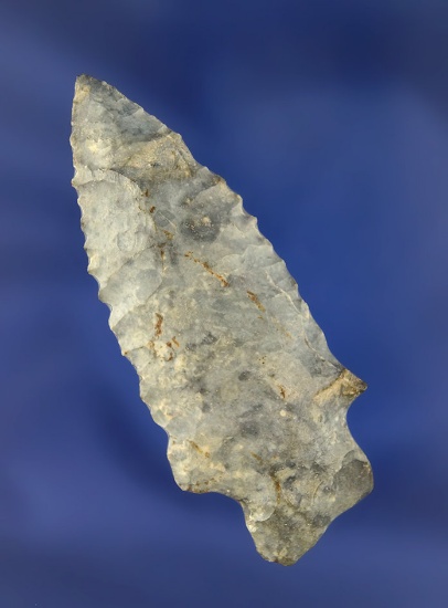 2 5/8" Heavy Duty made from Bird-dropping Coshocton Flint. Found in Auglaize Co., Ohio.