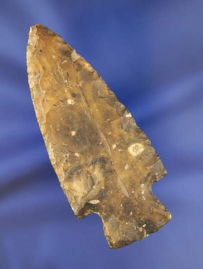 3 5/8" Stemmed Knife found in Ohio. Ex. Townsend Collection.