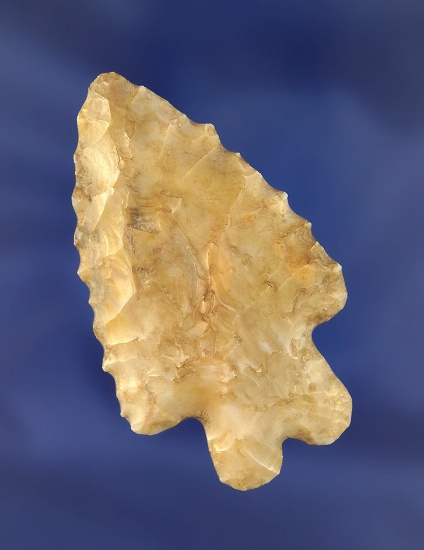 2 7/8" Bifurcate made from Flint Ridge Flint and found in Ohio.