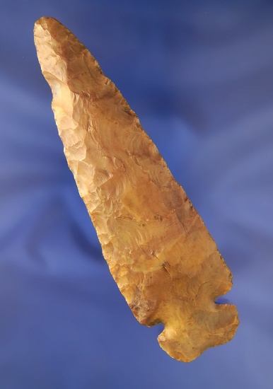 5 1/2" Flint Ridge Archaic Dovetail found in Central Ohio. Ex. Vietzen Museum.