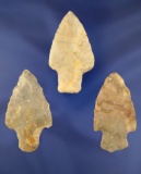 Set of 3 Adena Points from the frame of Norm Archer Adenas, pictured. Largest is 2 3/4