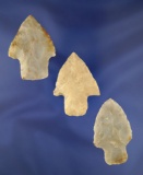 Set of 3 Adena Points from the frame of Norm Archer Adenas, pictured. Largest is 2 1/4
