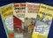 Set of 4 John Deere Spreader brochures, each approx 4