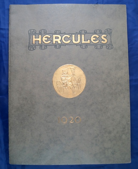 Hercules Corporation of Evansville, Indiana 1920 catalog No 26, cloth samples, 64 pages.