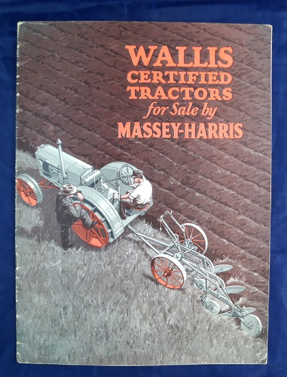 Massey-Harris Company - Wallis Certified Tractors brochure, 31 pages, color cover