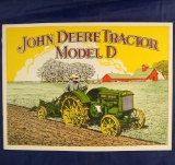 John Deere Tractor Model D brochure, some color