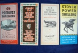 6 miscellaneous small and fold-out brochures: Minnesota (State Prison),Peerless and more!