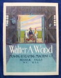 Walter A Wood Mowing & Reaping Machine Co, Hoosick Falls NY USA catalog, 64 pages, 1914
