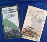 Two Aultman & Tailor Machinery Co brochures dated 1920 & 1024, 5 1/2