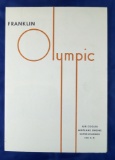 1933 Franklin Olympic fold-out color brochure