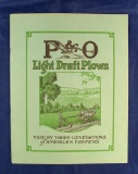 Set of 2 catalogs, Parlin & Orendorff Co Light Draft Plows; International Harvester Co 23rd annual