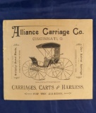 Alliance Carriage Co catalog, approx 7