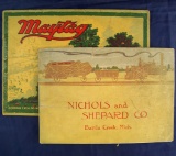Set of 2: Nichols & Shepard Co catalog; and The Maytag Co general catalog #25, 56 pages