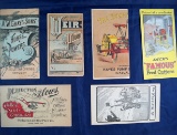 Set of 6 little catalogs, approx 3 1/2